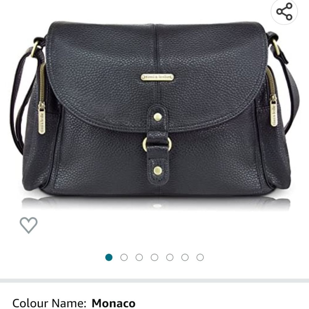 Timi &Leslie vegan leather diaper bag